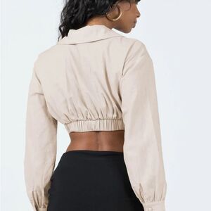 New J. Roberts Beige Long Sleeve Top size Medium